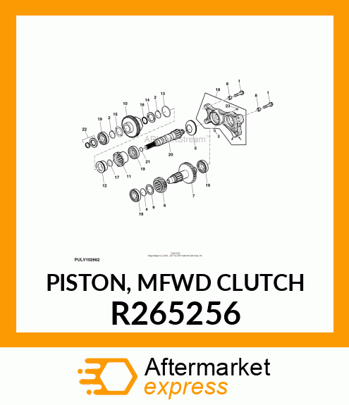 PISTON, MFWD CLUTCH R265256