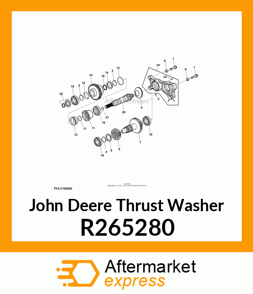 THRUST WASHER R265280