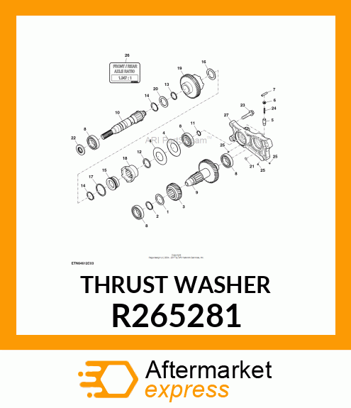 THRUST WASHER R265281