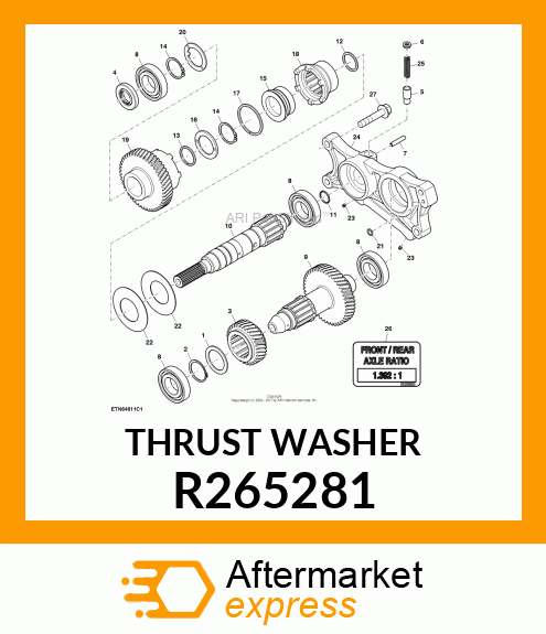 THRUST WASHER R265281