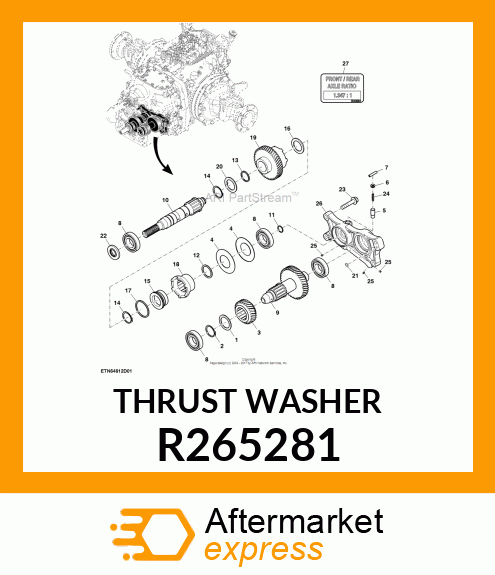 THRUST WASHER R265281