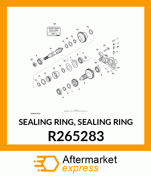 SEALING RING, SEALING RING R265283