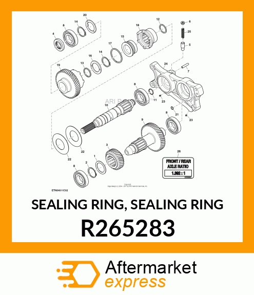 SEALING RING, SEALING RING R265283