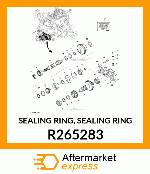 SEALING RING, SEALING RING R265283