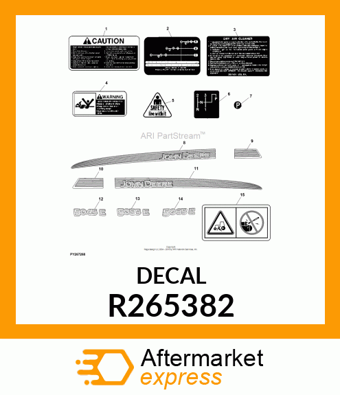 LABEL, HOOD DESIGNATION R265382