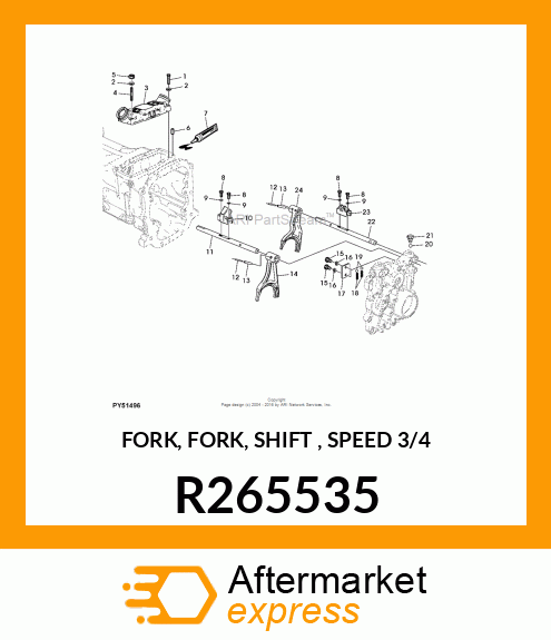 FORK, FORK, SHIFT , SPEED 3/4 R265535