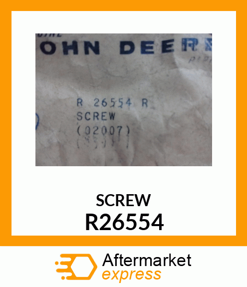 SCREW,SPECIAL SET R26554