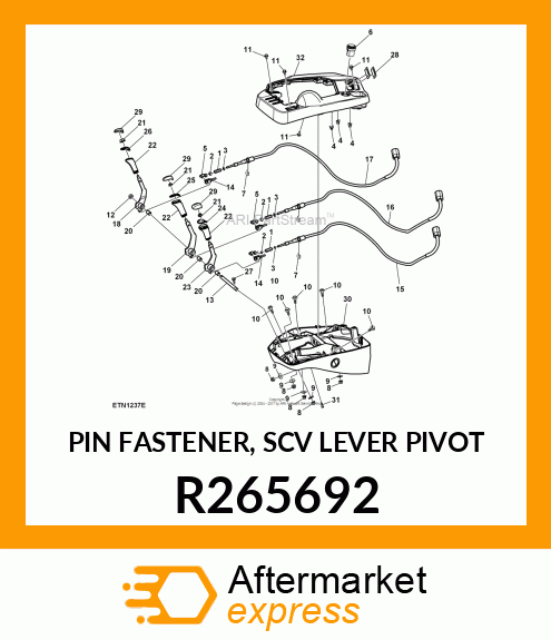 PIN FASTENER, SCV LEVER PIVOT R265692