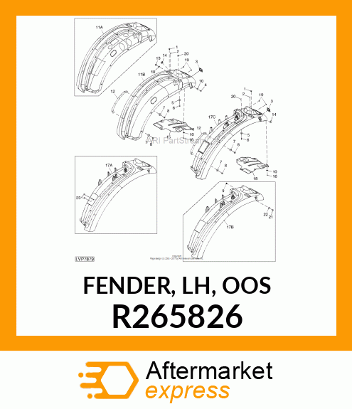 FENDER, LH, OOS R265826