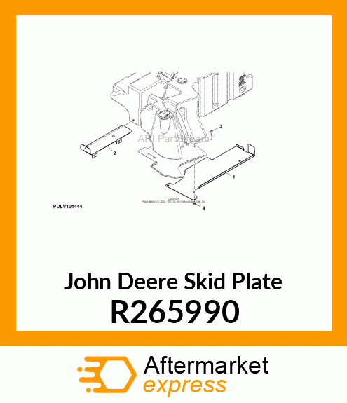 SKID PLATE, FUEL TANK, INNER R265990