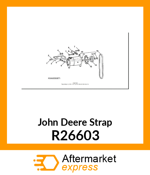 STRAP,GENERATOR ADJUSTING R26603