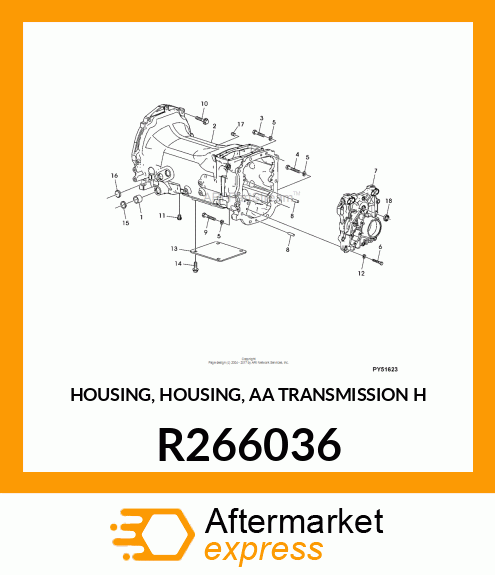 HOUSING, HOUSING, AA TRANSMISSION H R266036