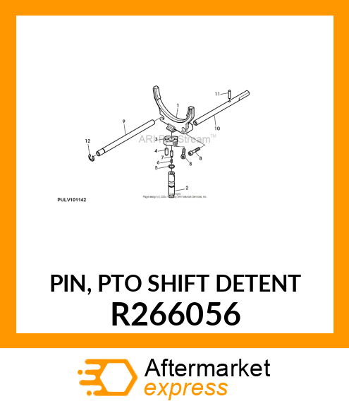 PIN, PTO SHIFT DETENT R266056