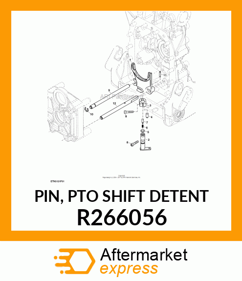 PIN, PTO SHIFT DETENT R266056