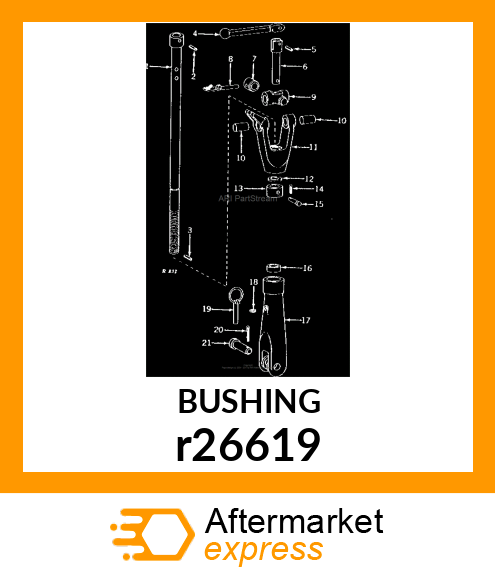 BUSHING,LIFT LINK KNUCKLE r26619