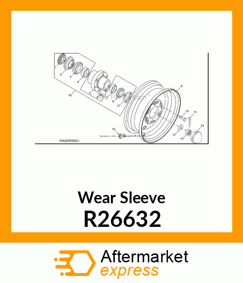 CUP,OIL SEAL R26632