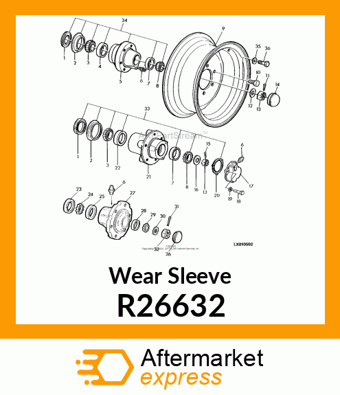 CUP,OIL SEAL R26632