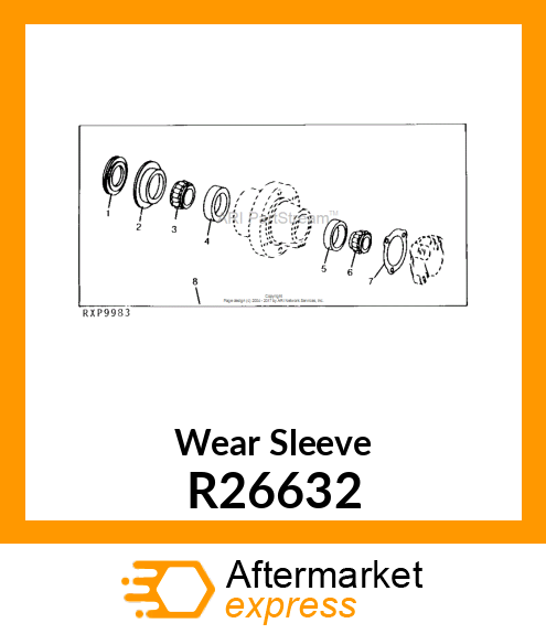 CUP,OIL SEAL R26632