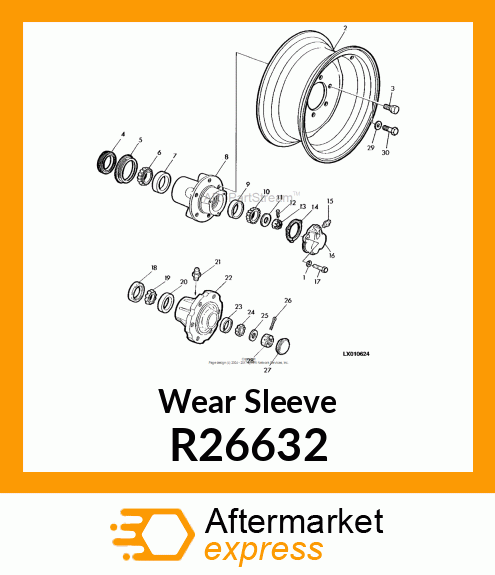 CUP,OIL SEAL R26632