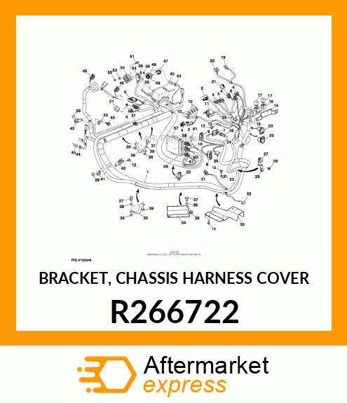 BRACKET, CHASSIS HARNESS COVER R266722