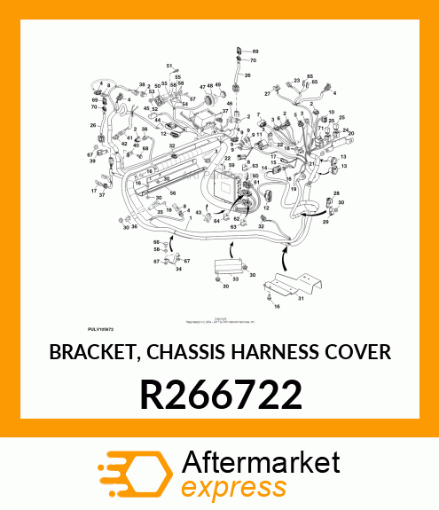 BRACKET, CHASSIS HARNESS COVER R266722