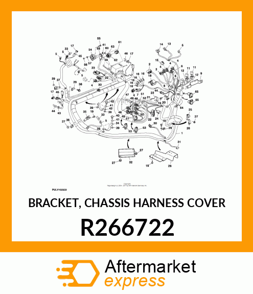 BRACKET, CHASSIS HARNESS COVER R266722