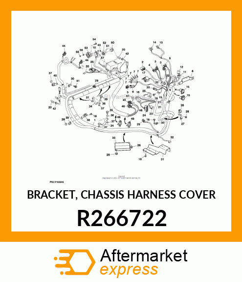 BRACKET, CHASSIS HARNESS COVER R266722