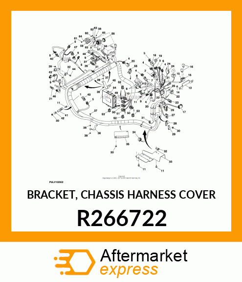 BRACKET, CHASSIS HARNESS COVER R266722