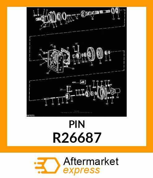 PIN FASTENER, PIN,SPECIAL HEADED R26687