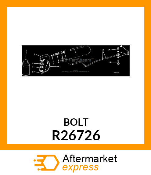 HOLLOW SCREW, SPECIAL R26726