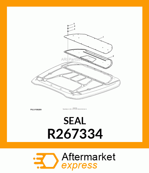 SEAL, SEAL, INSULATING, A/C PLATE R267334