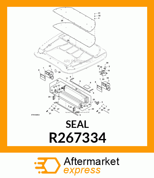 SEAL, SEAL, INSULATING, A/C PLATE R267334