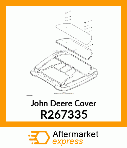 COVER, A/C, ROOF R267335