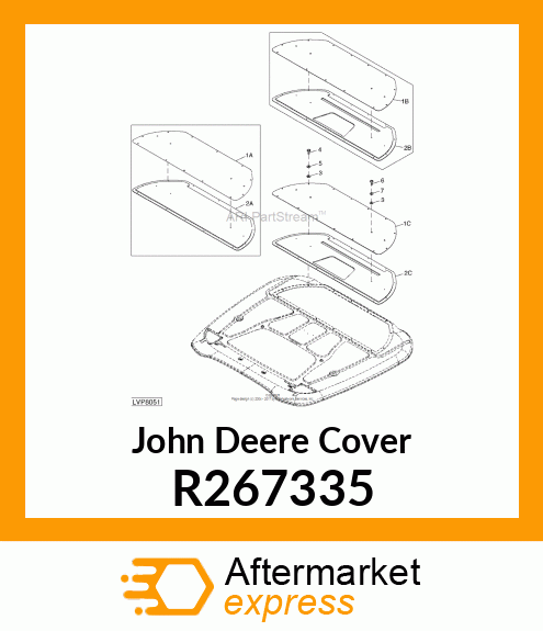 COVER, A/C, ROOF R267335