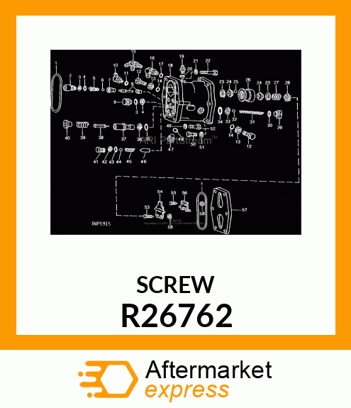 SCREW,SPECIAL SET R26762