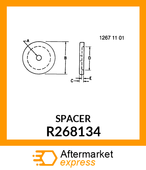 SPACER R268134