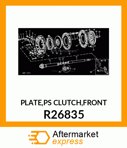 PLATE,PS CLUTCH,FRONT R26835