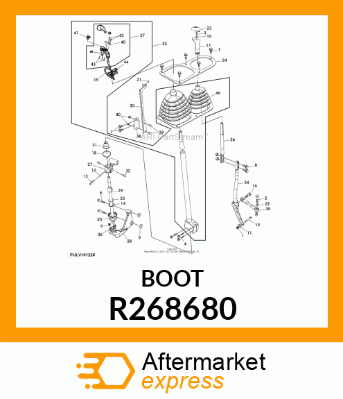 BOOT, SHIFT LEVER (LOWER) R268680