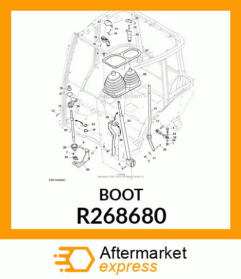 BOOT, SHIFT LEVER (LOWER) R268680