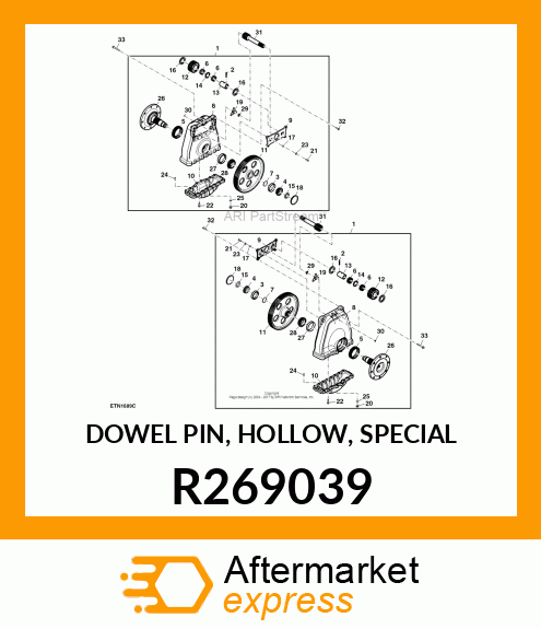 DOWEL PIN, HOLLOW, SPECIAL R269039