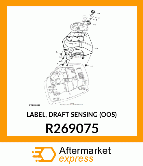 LABEL, DRAFT SENSING (OOS) R269075