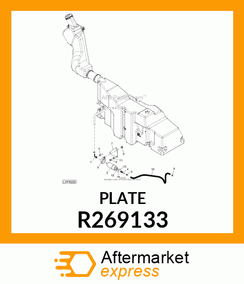 PLATE, FUEL PUMP MOUNTING R269133