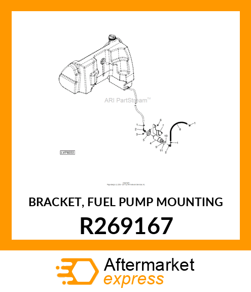 BRACKET, FUEL PUMP MOUNTING R269167