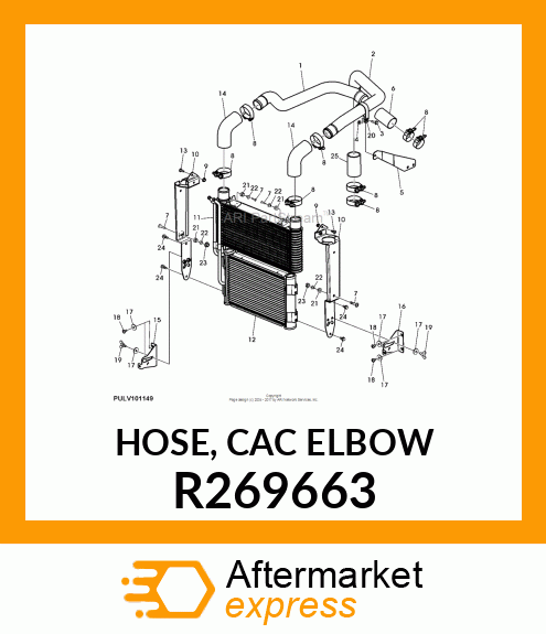 HOSE, CAC ELBOW R269663