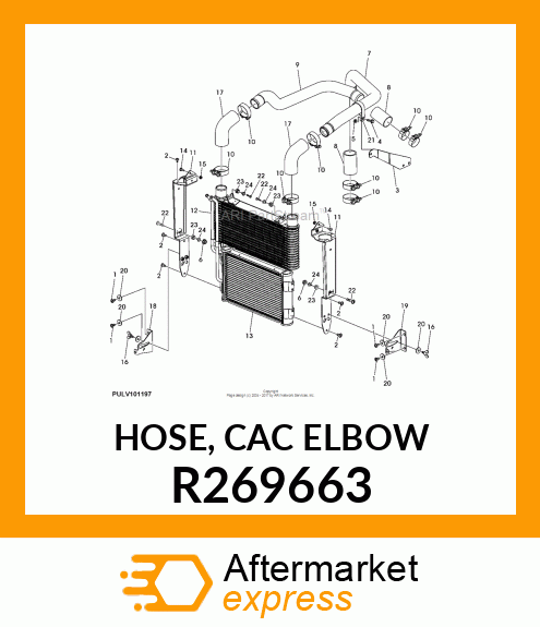 HOSE, CAC ELBOW R269663