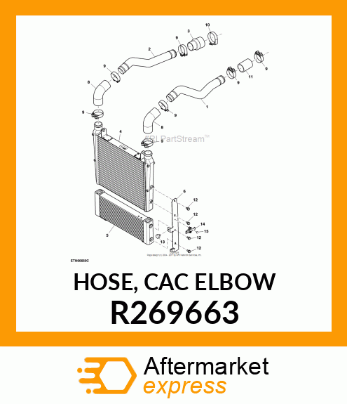 HOSE, CAC ELBOW R269663