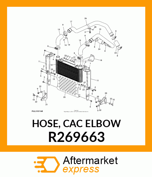 HOSE, CAC ELBOW R269663