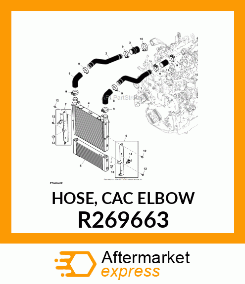 HOSE, CAC ELBOW R269663