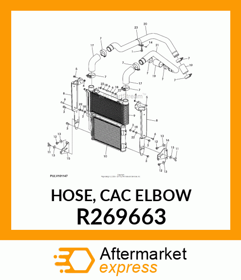 HOSE, CAC ELBOW R269663