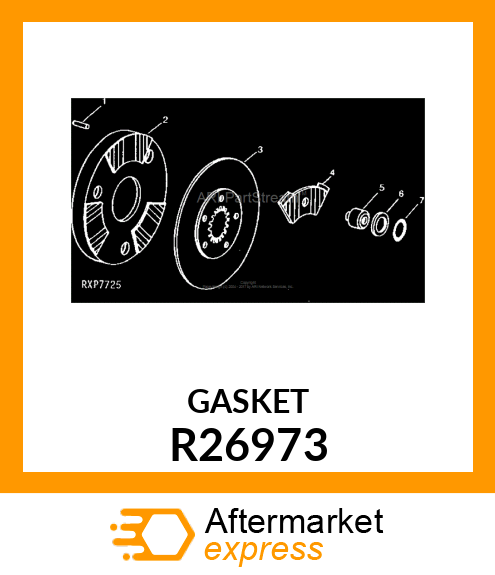 WASHER,TREATED PAPER R26973